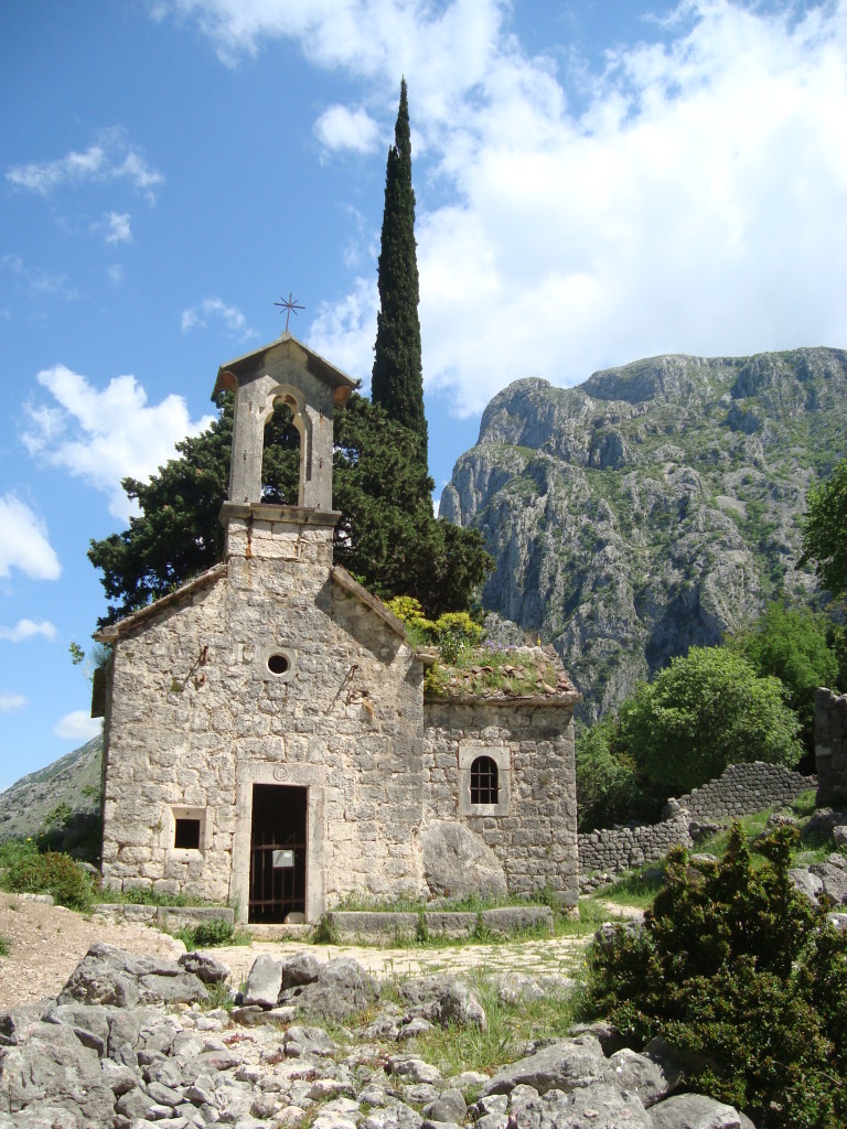 The little chapel behind the fortress, Kotor.