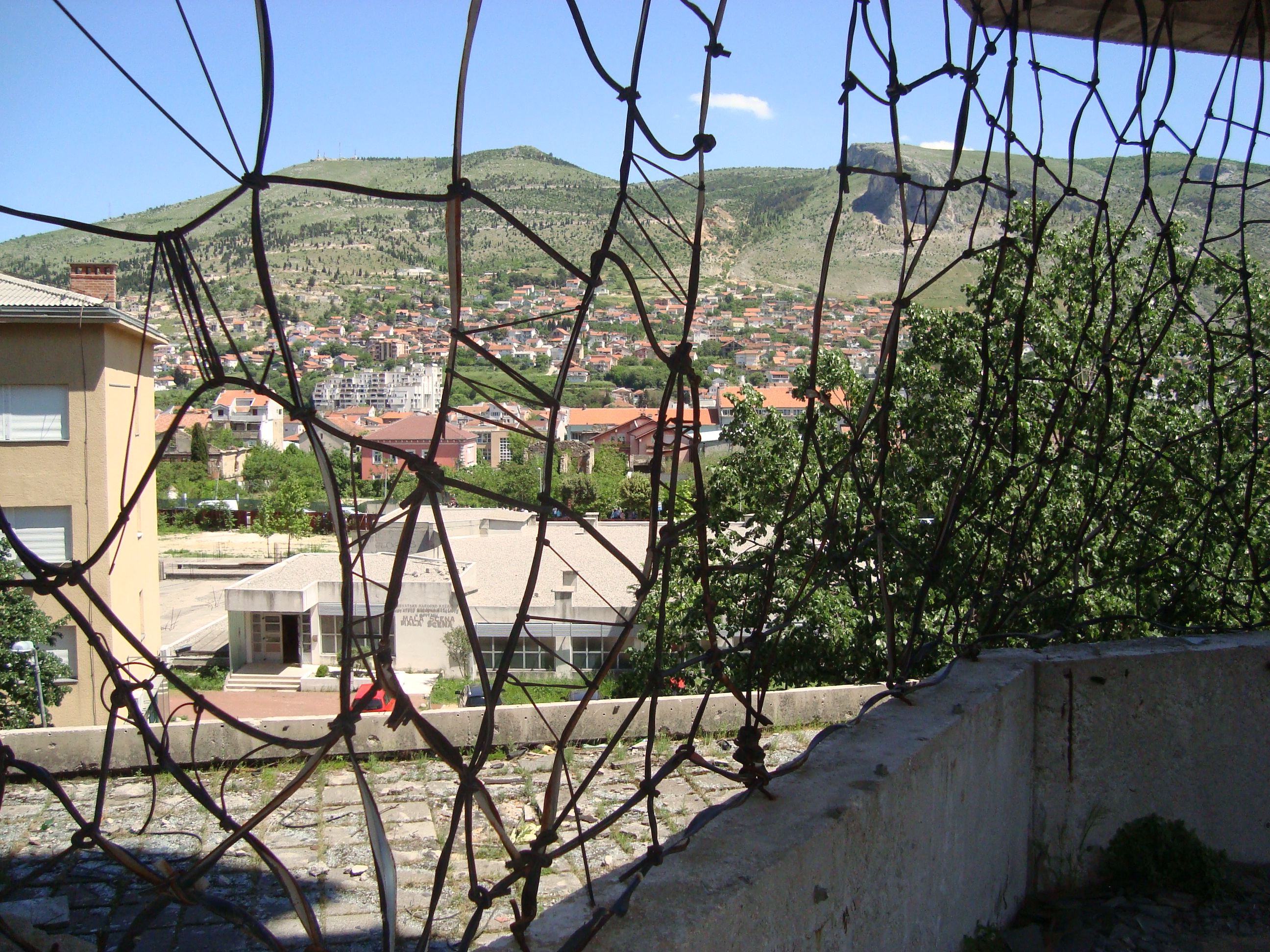 View from sniper's nest, Mostar